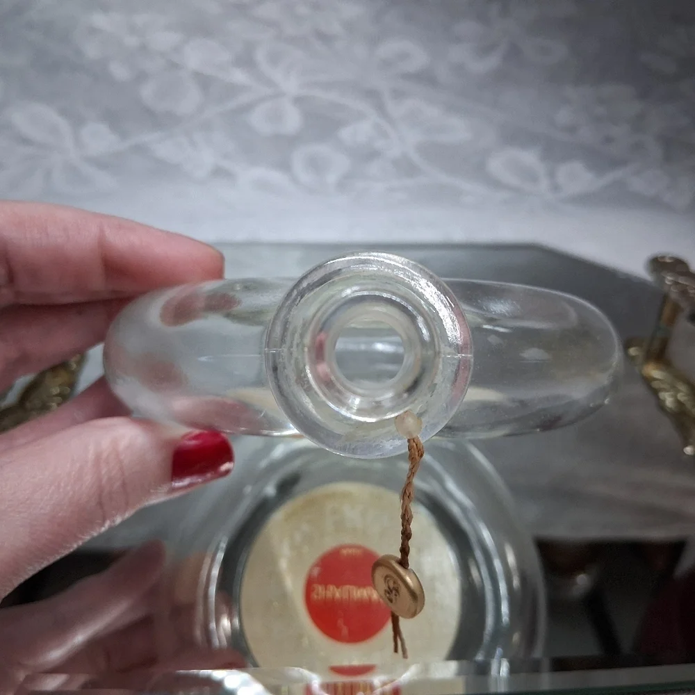 Vintage Guerlain Shalimar Perfume Bottle New York France 6.8oz 200mil Empty